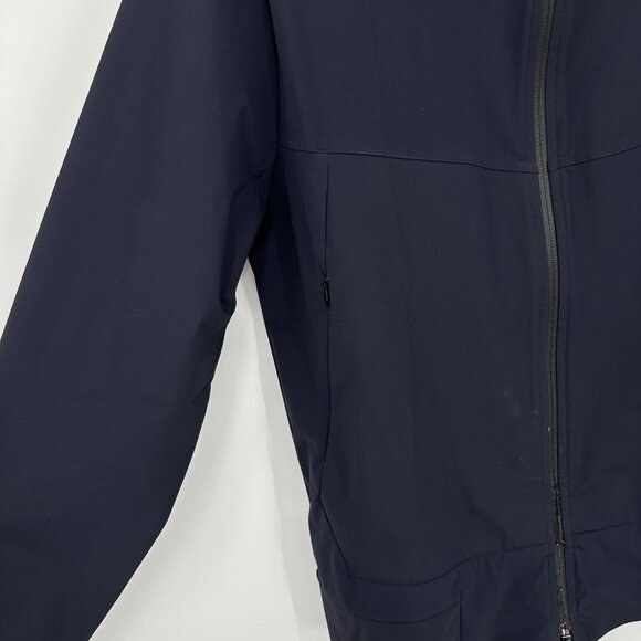 SAVE THE DUCK jacket coat windbreaker softshell lightweight zip up blue MEDIUM - Picture 7 of 11